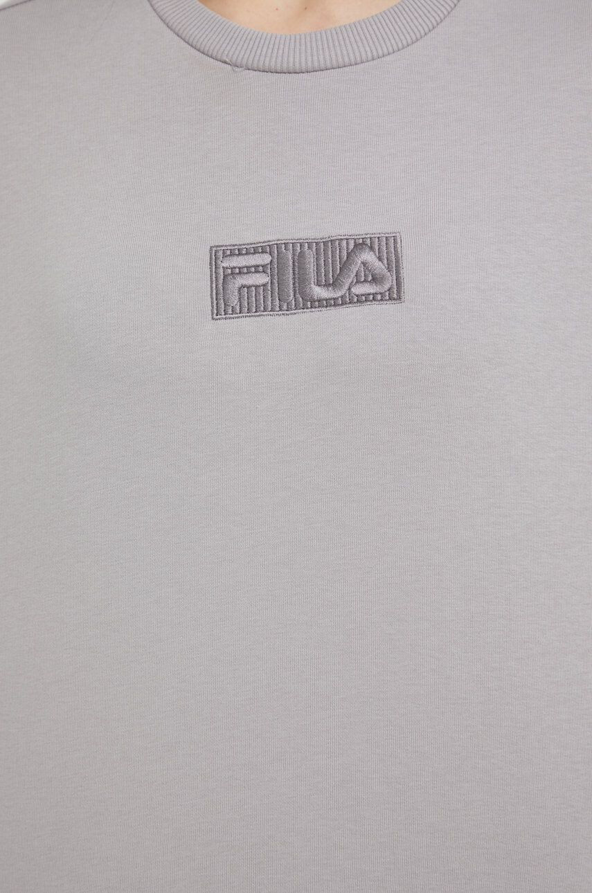 Fila bluza femei culoarea gri neted - Pled.ro