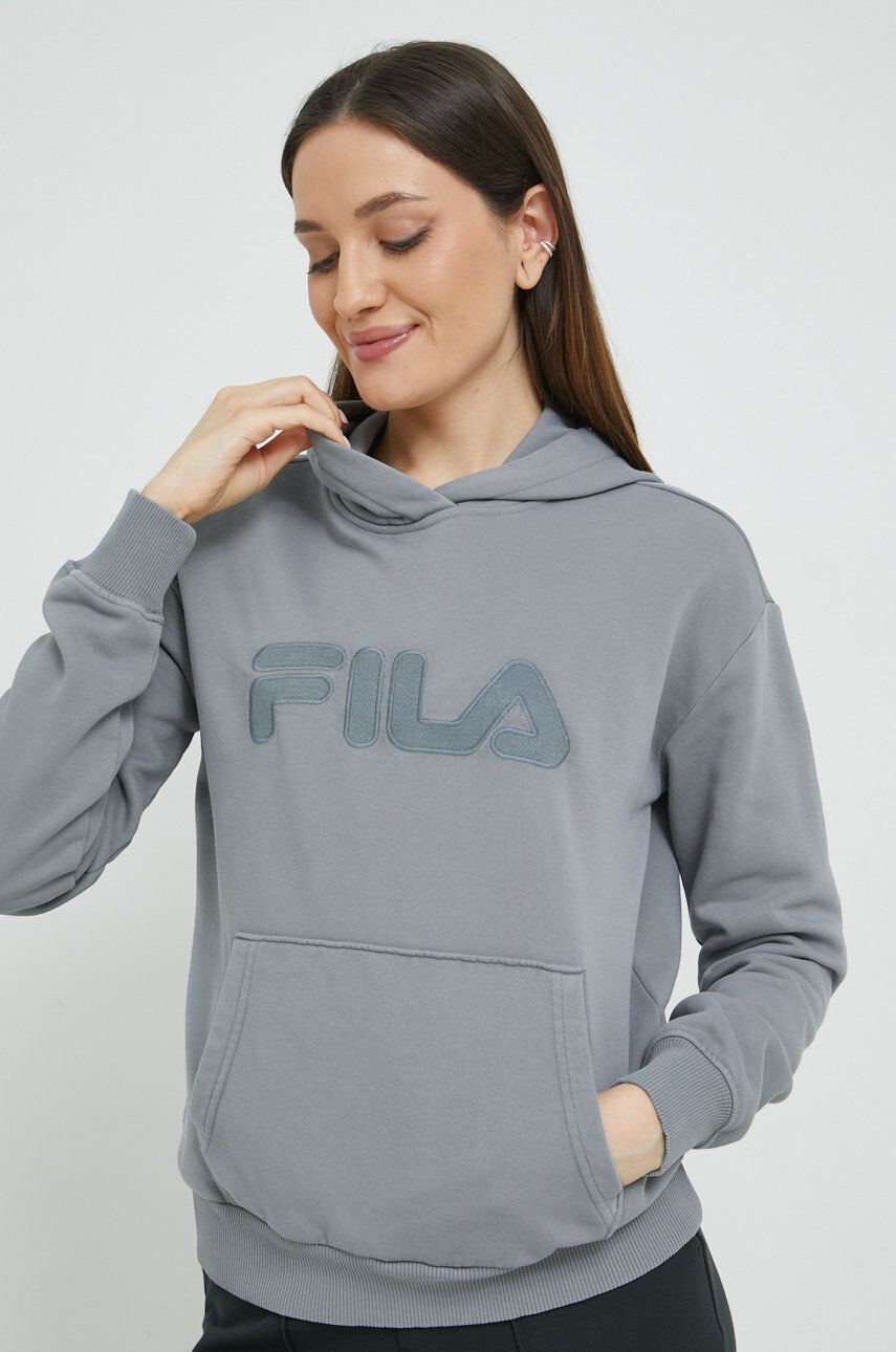 Fila bluza femei culoarea gri neted - Pled.ro