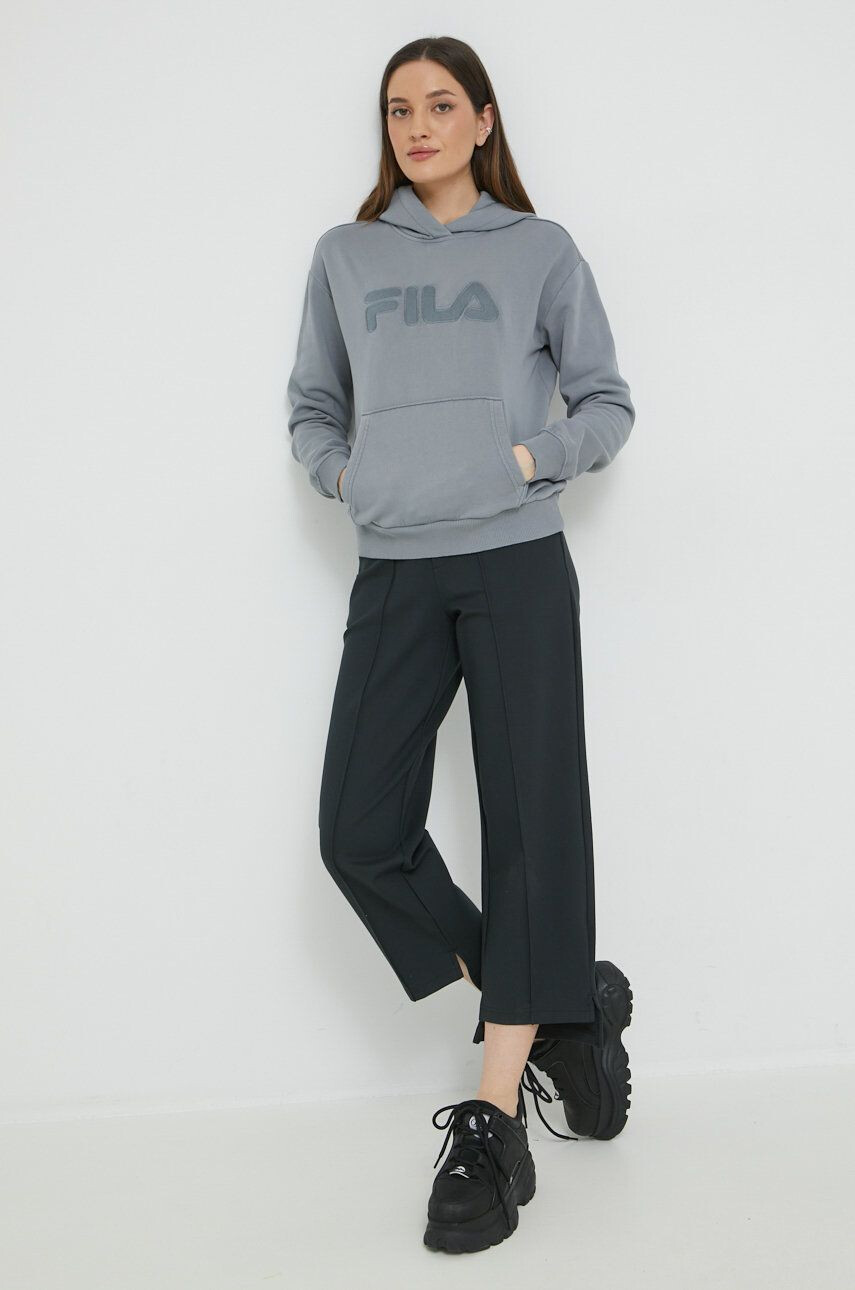 Fila bluza femei culoarea gri neted - Pled.ro