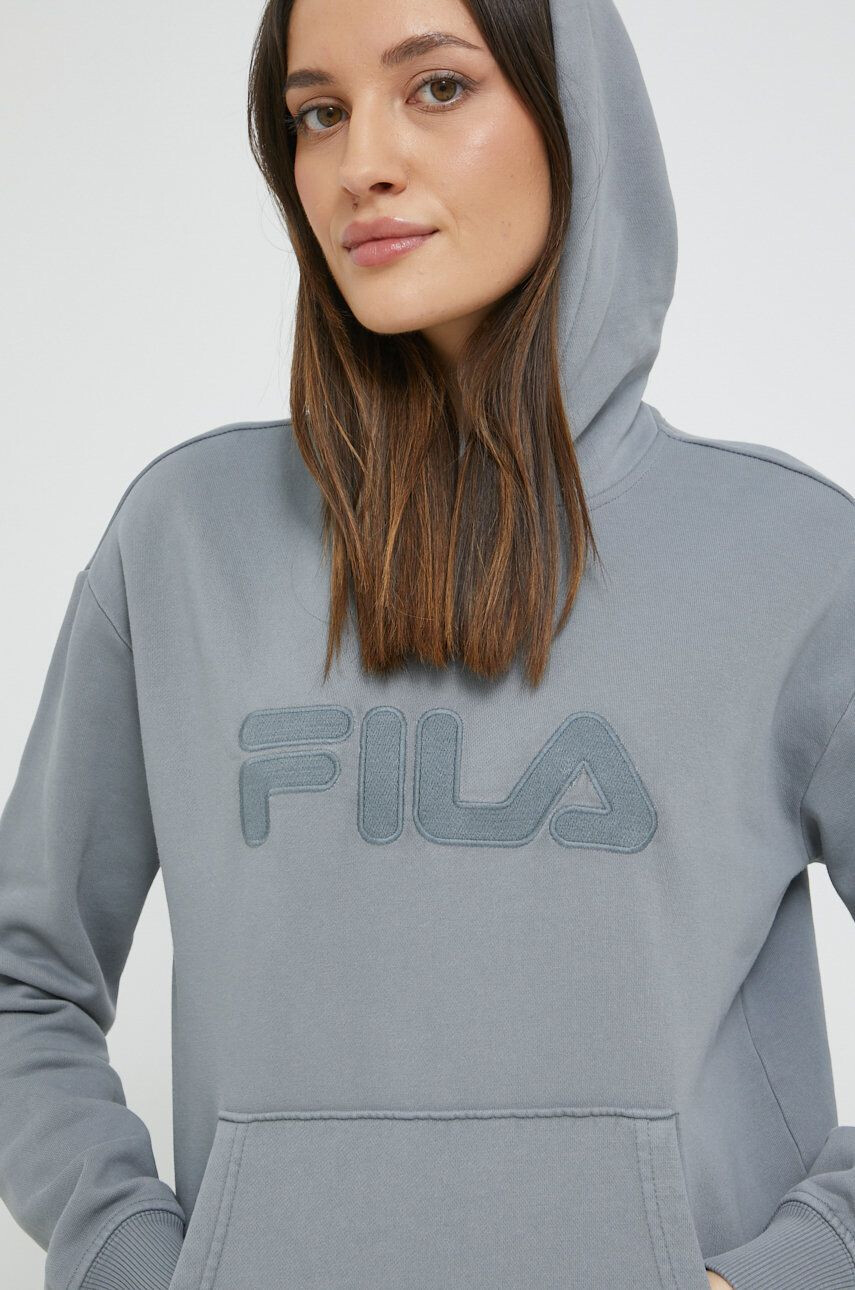 Fila bluza femei culoarea gri neted - Pled.ro