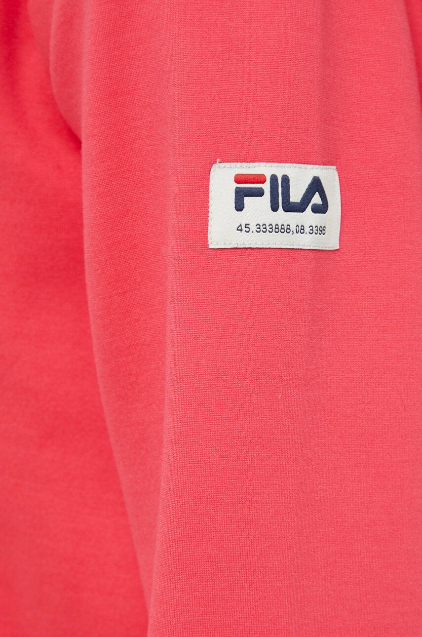 Fila bluza femei culoarea portocaliu neted - Pled.ro