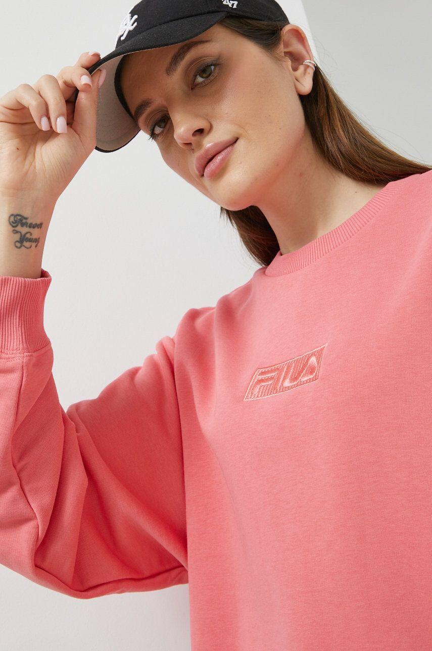 Fila bluza femei culoarea portocaliu neted - Pled.ro