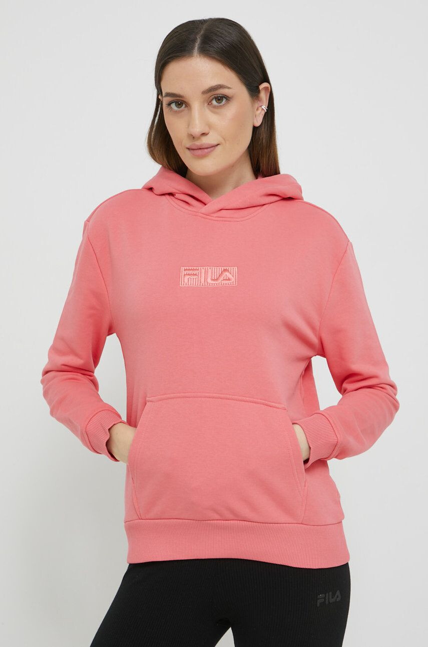 Fila bluza femei culoarea portocaliu cu imprimeu - Pled.ro