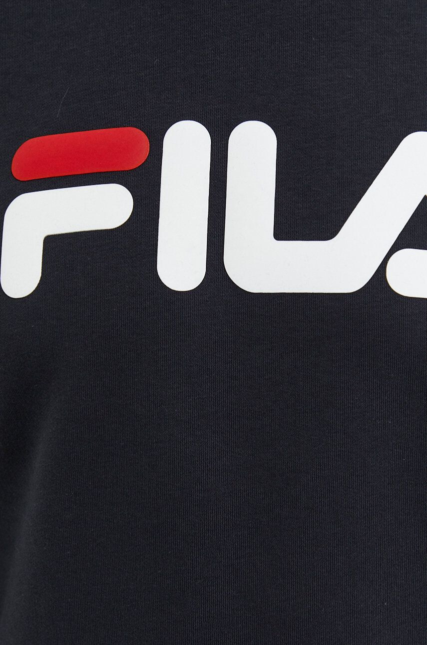 Fila bluza culoarea negru cu imprimeu - Pled.ro