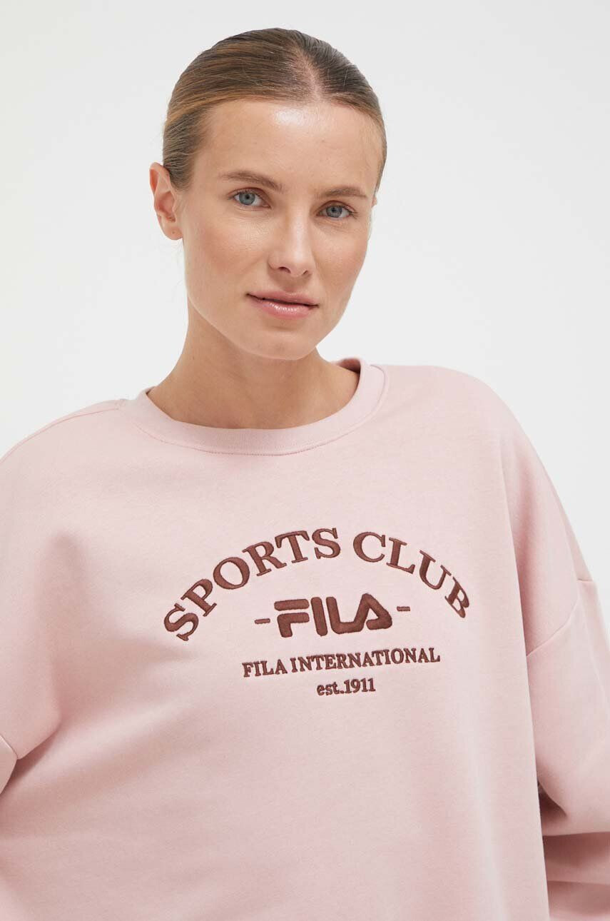 Fila bluza femei culoarea roz cu imprimeu - Pled.ro