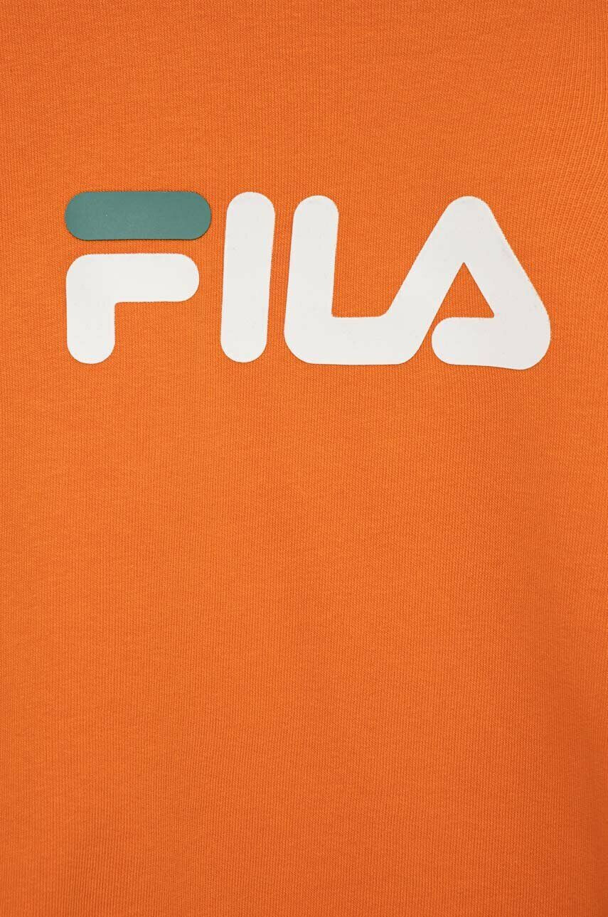 Fila bluza copii culoarea portocaliu cu imprimeu - Pled.ro