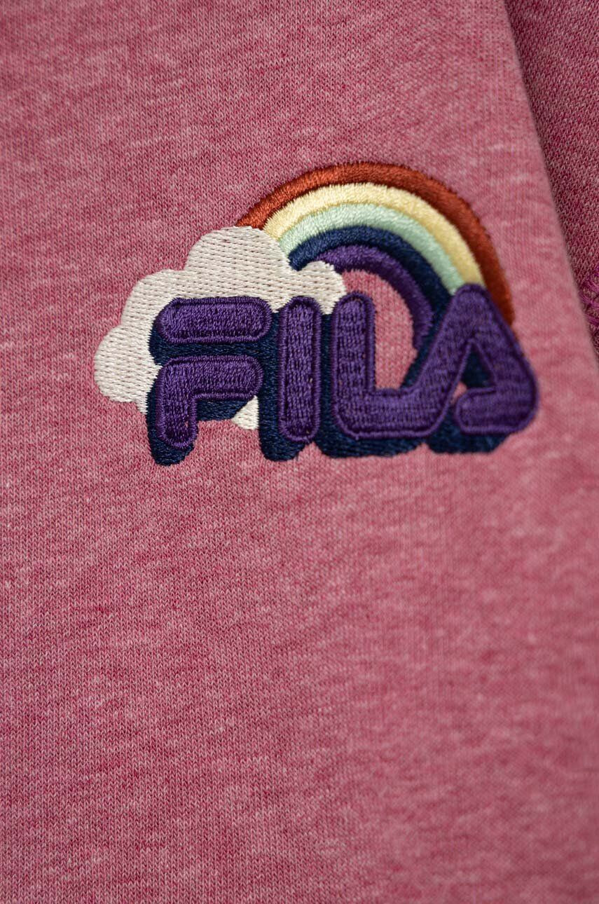 Fila bluza copii culoarea violet cu imprimeu - Pled.ro