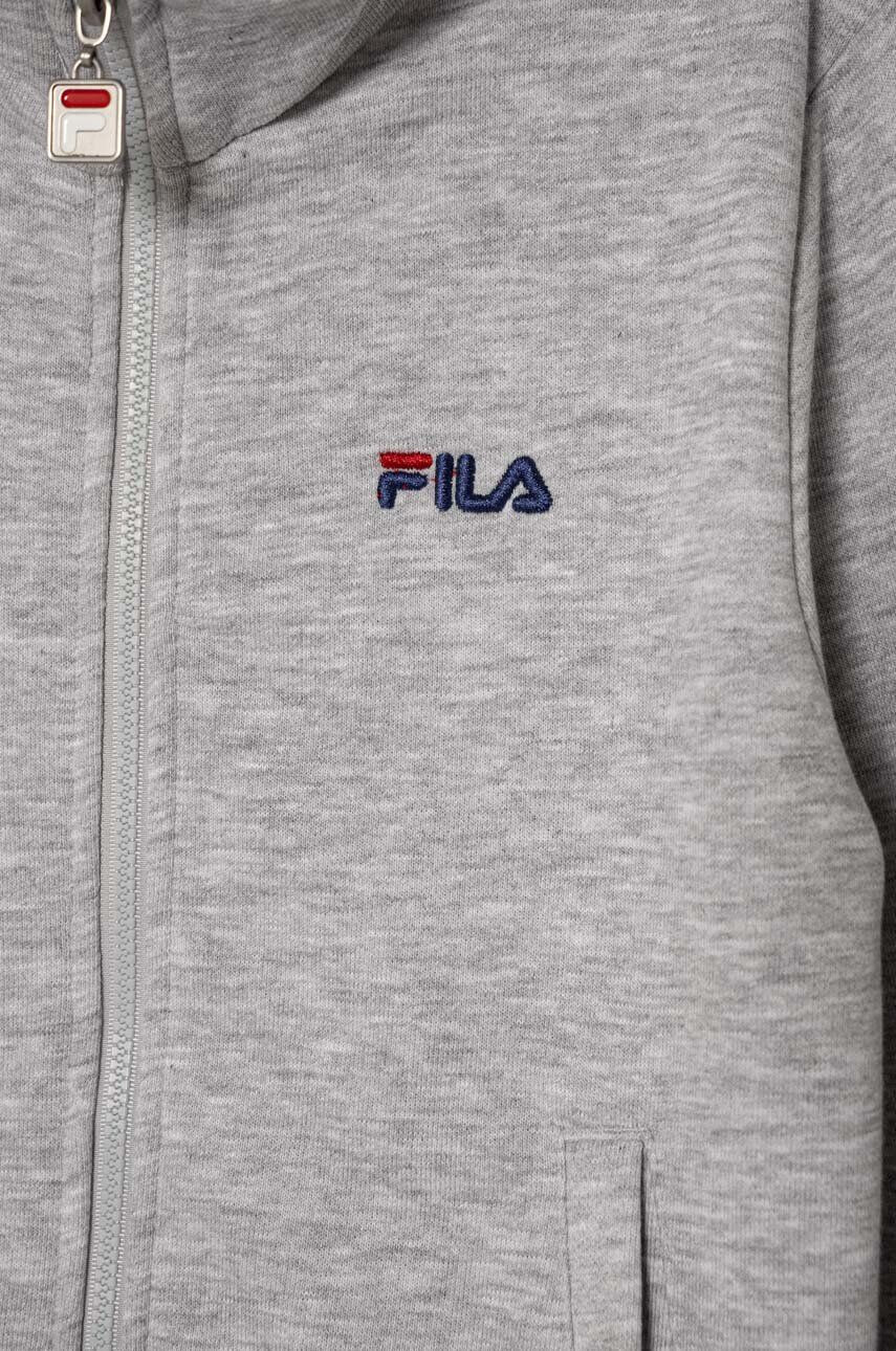 Fila bluza copii BREDDIN culoarea gri melanj - Pled.ro