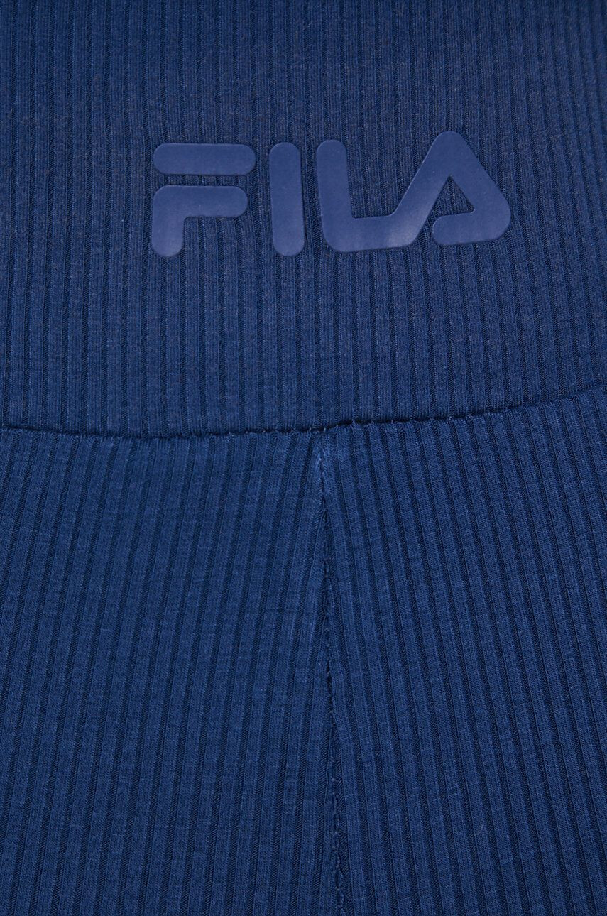 Fila colanti femei culoarea albastru marin neted - Pled.ro