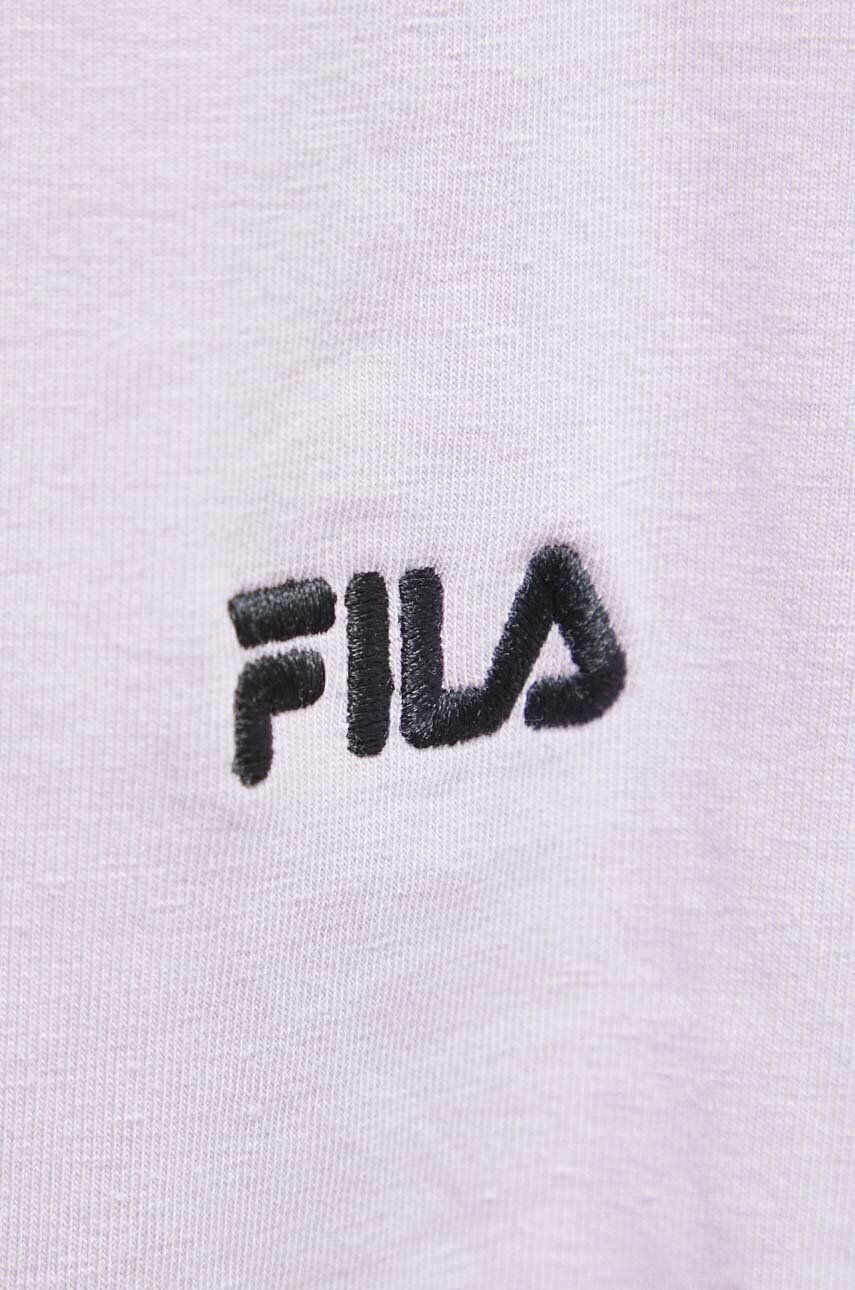 Fila colanti femei culoarea violet cu imprimeu - Pled.ro