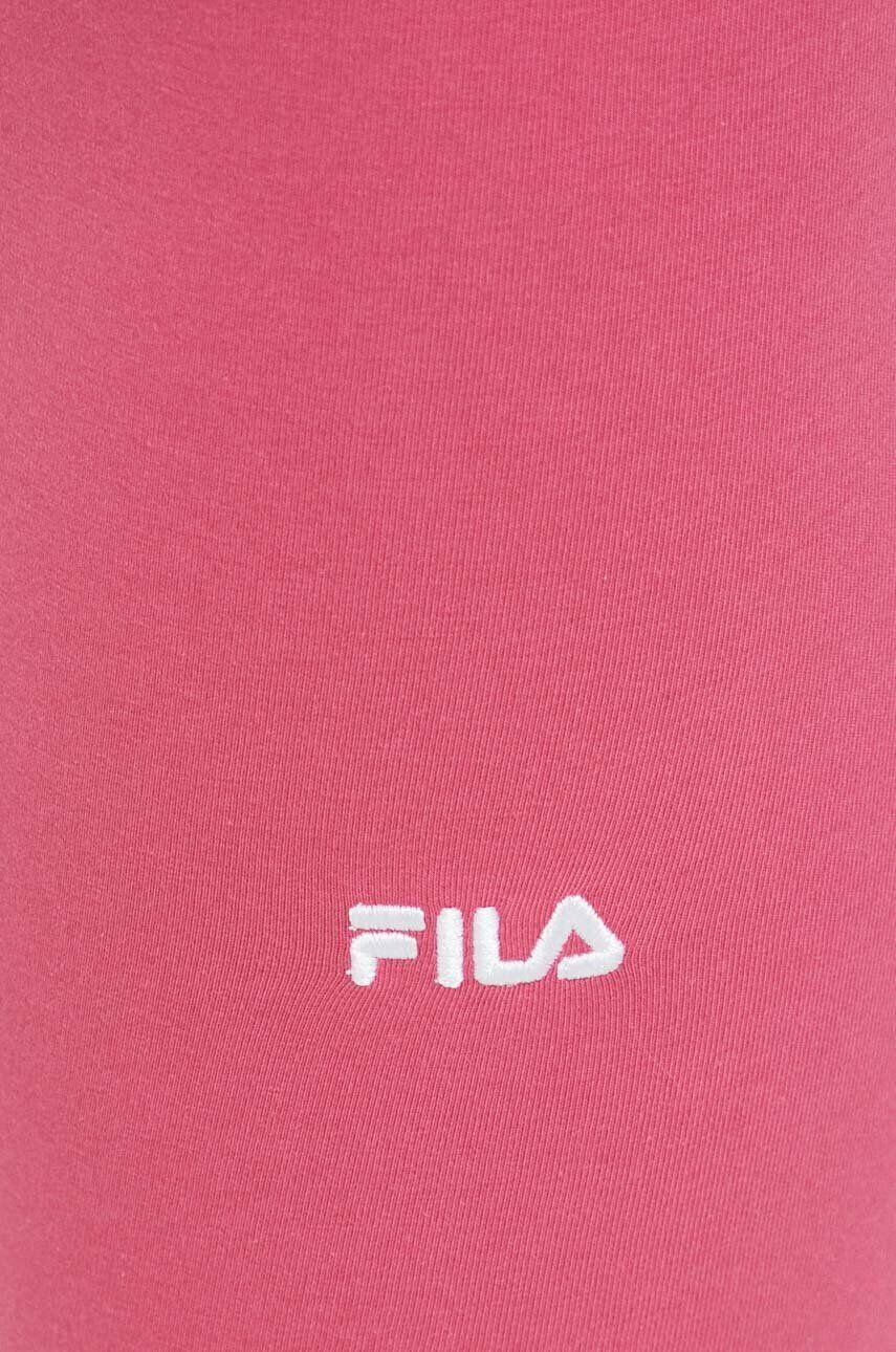 Fila colanti femei culoarea roz cu imprimeu - Pled.ro