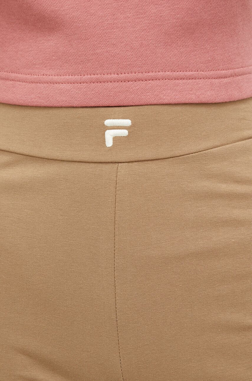 Fila colanti Comines femei culoarea maro neted - Pled.ro