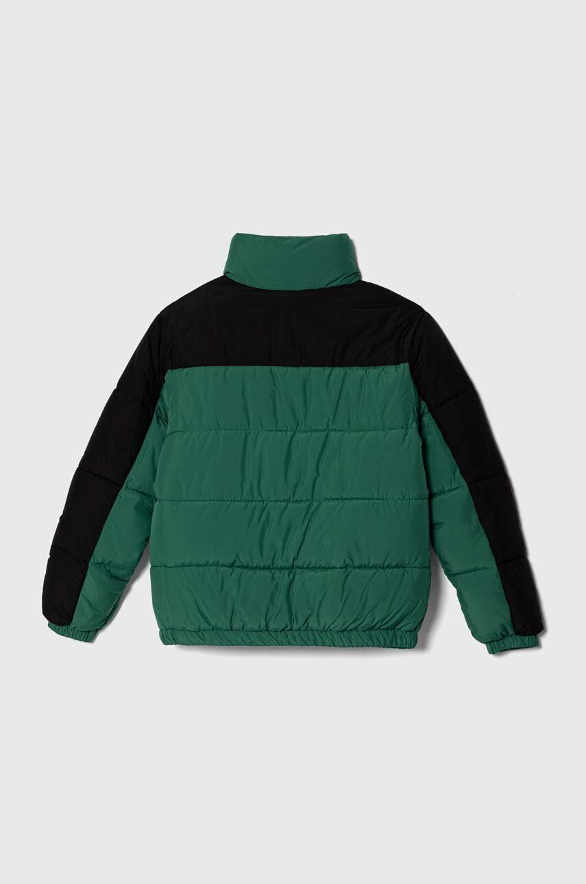 Fila geaca copii THALWENDEN blocked puff jacket culoarea verde - Pled.ro