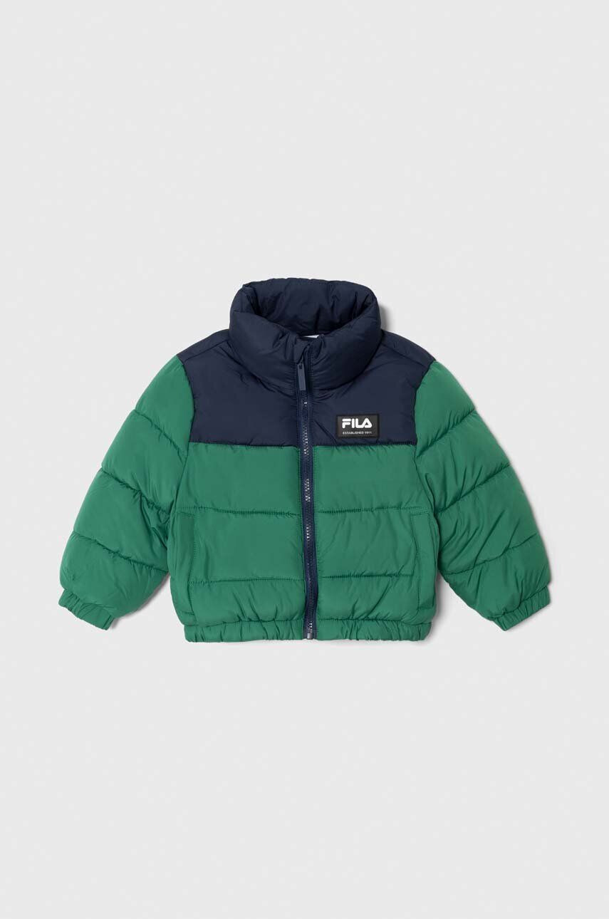 Fila geaca copii THELKOW blocked padded jacket culoarea verde - Pled.ro