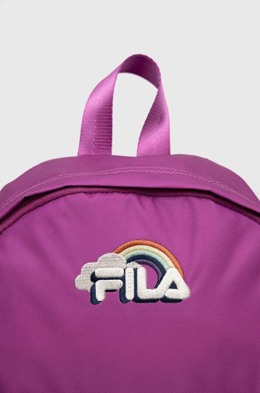 Fila ghiozdan copii culoarea violet mic cu imprimeu - Pled.ro