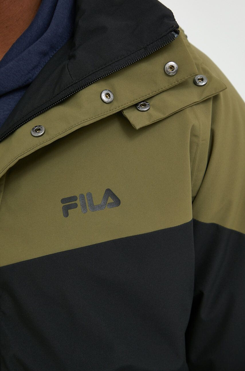 Fila hanorac barbati culoarea negru de tranzitie - Pled.ro