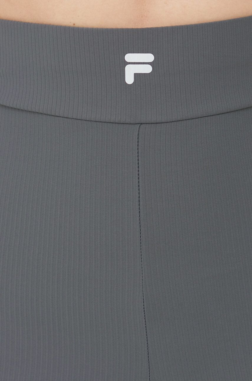 Fila leggins de antrenament Cervia femei culoarea gri neted - Pled.ro