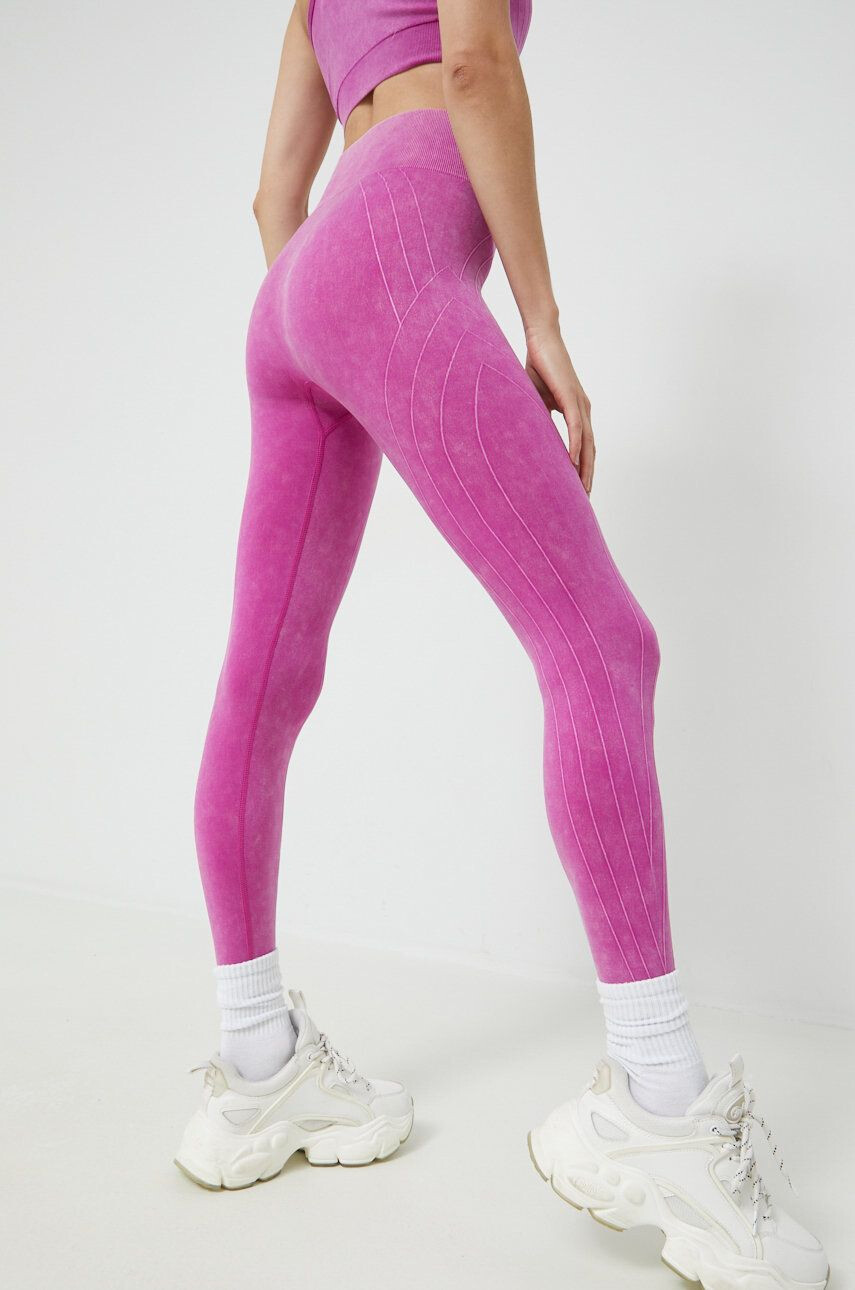 Fila leggins de antrenament Radom femei culoarea violet neted - Pled.ro