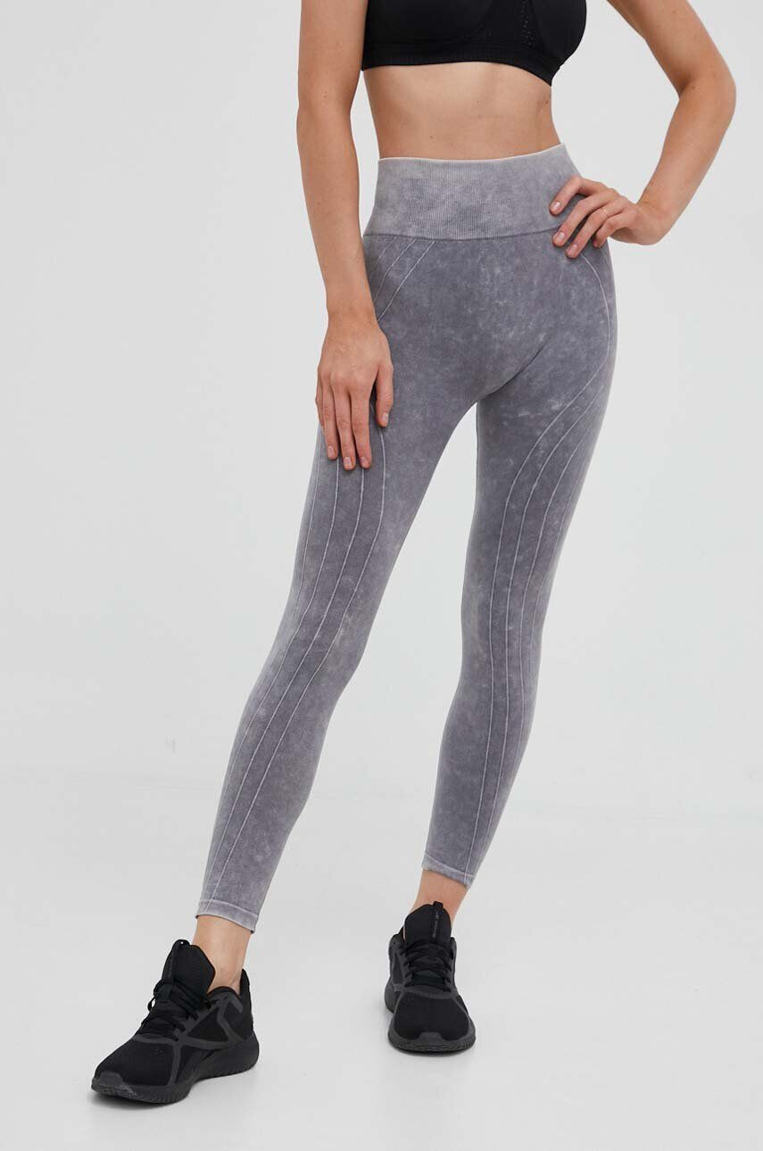 Fila leggins de antrenament Radom femei culoarea gri neted - Pled.ro