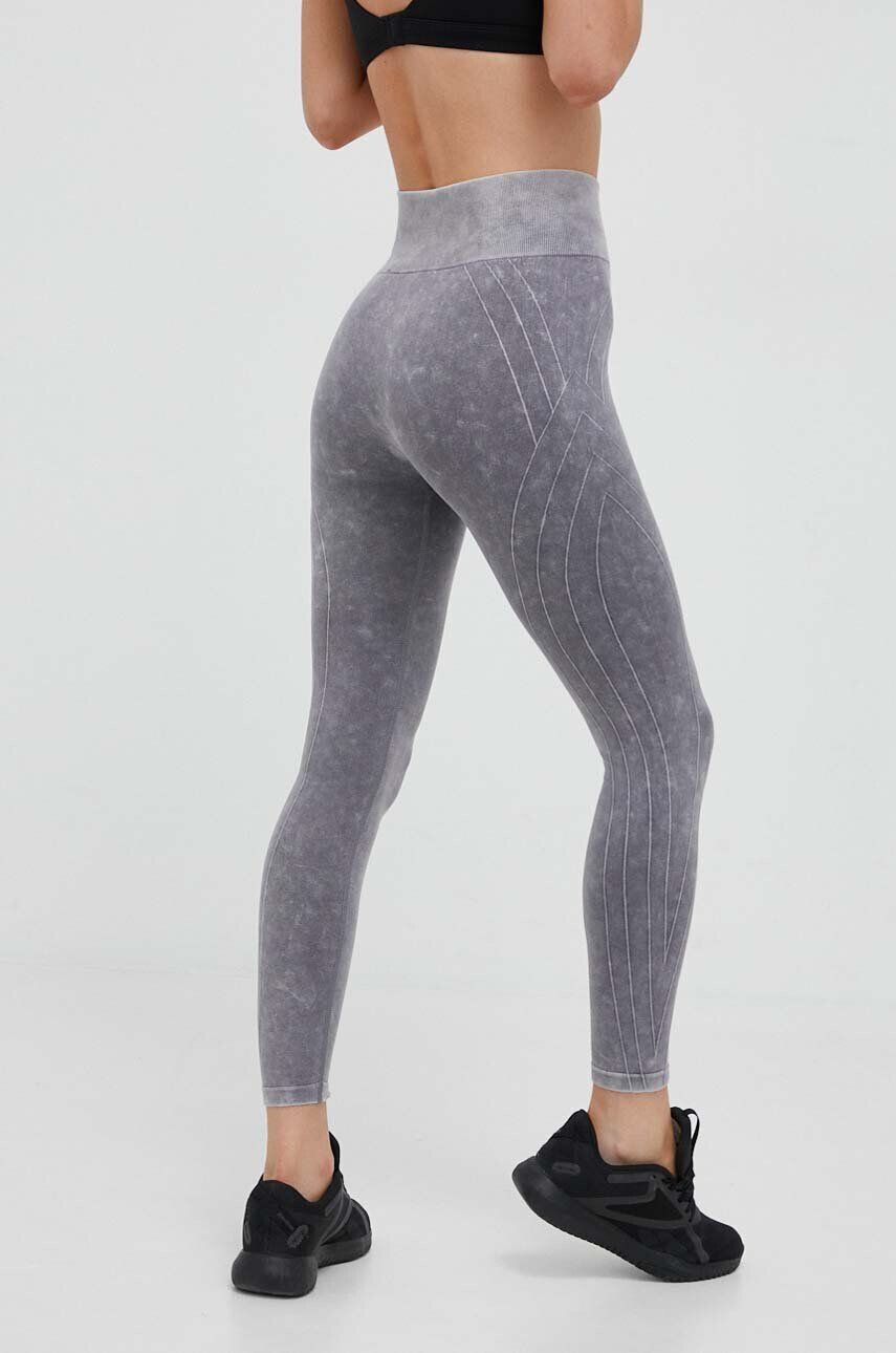 Fila leggins de antrenament Radom femei culoarea gri neted - Pled.ro