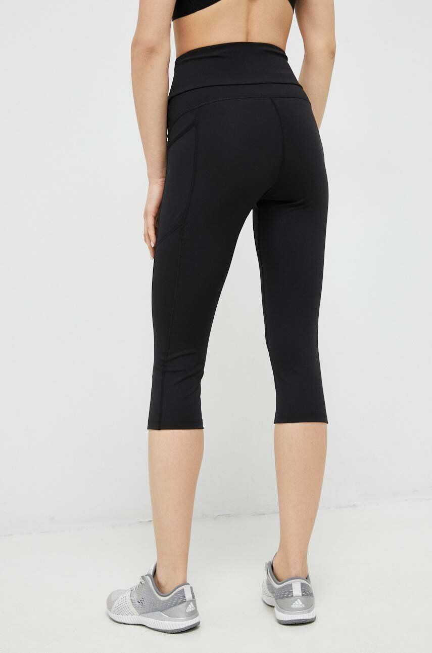 Fila leggins de antrenament Romania culoarea negru neted - Pled.ro