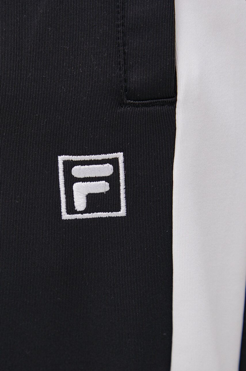 Fila Pantaloni bărbați culoarea negru cu imprimeu - Pled.ro