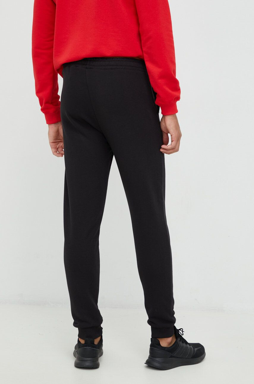 Fila pantaloni de trening barbati culoarea negru cu imprimeu - Pled.ro