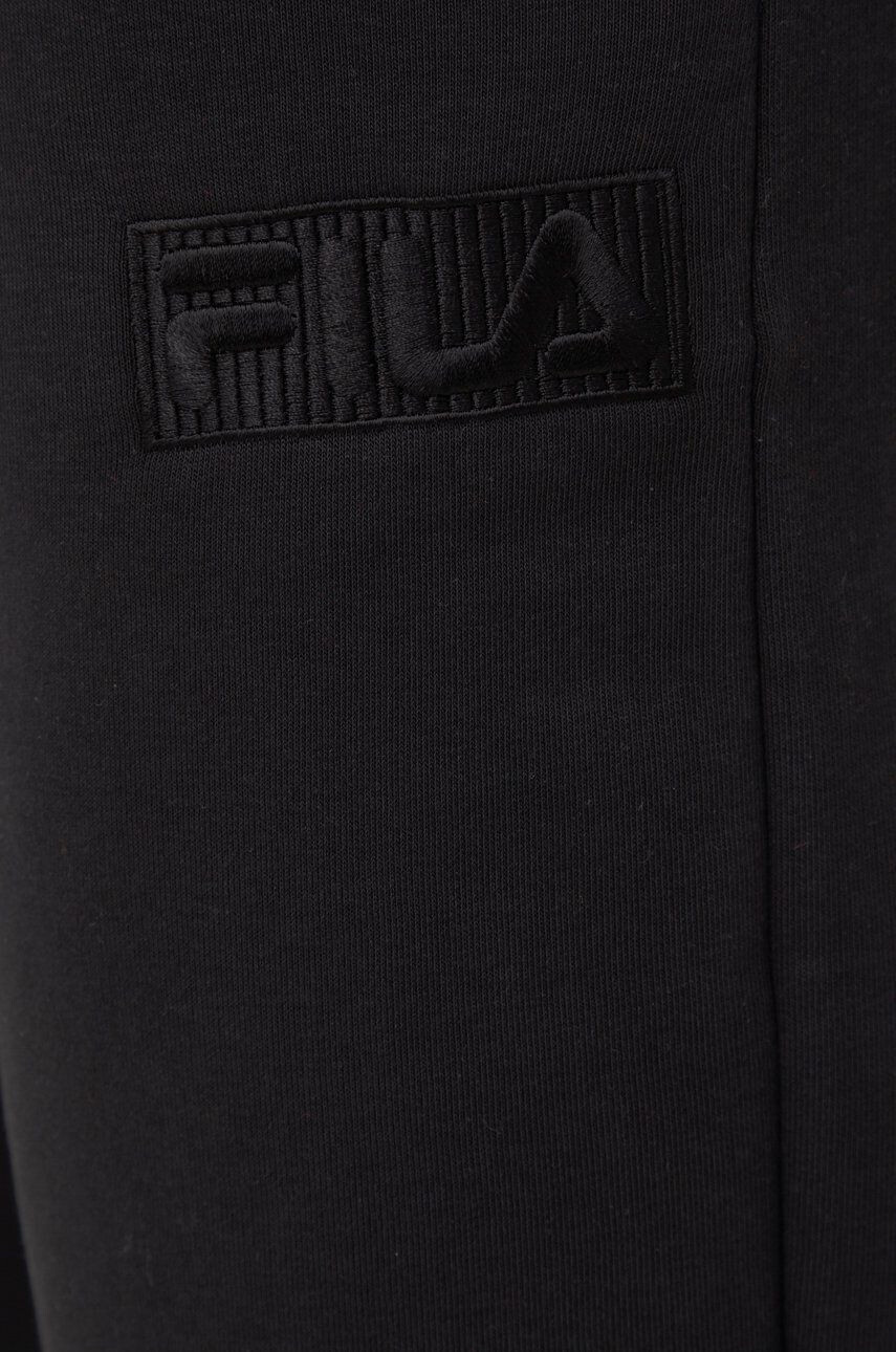 Fila pantaloni de trening barbati culoarea negru cu imprimeu - Pled.ro