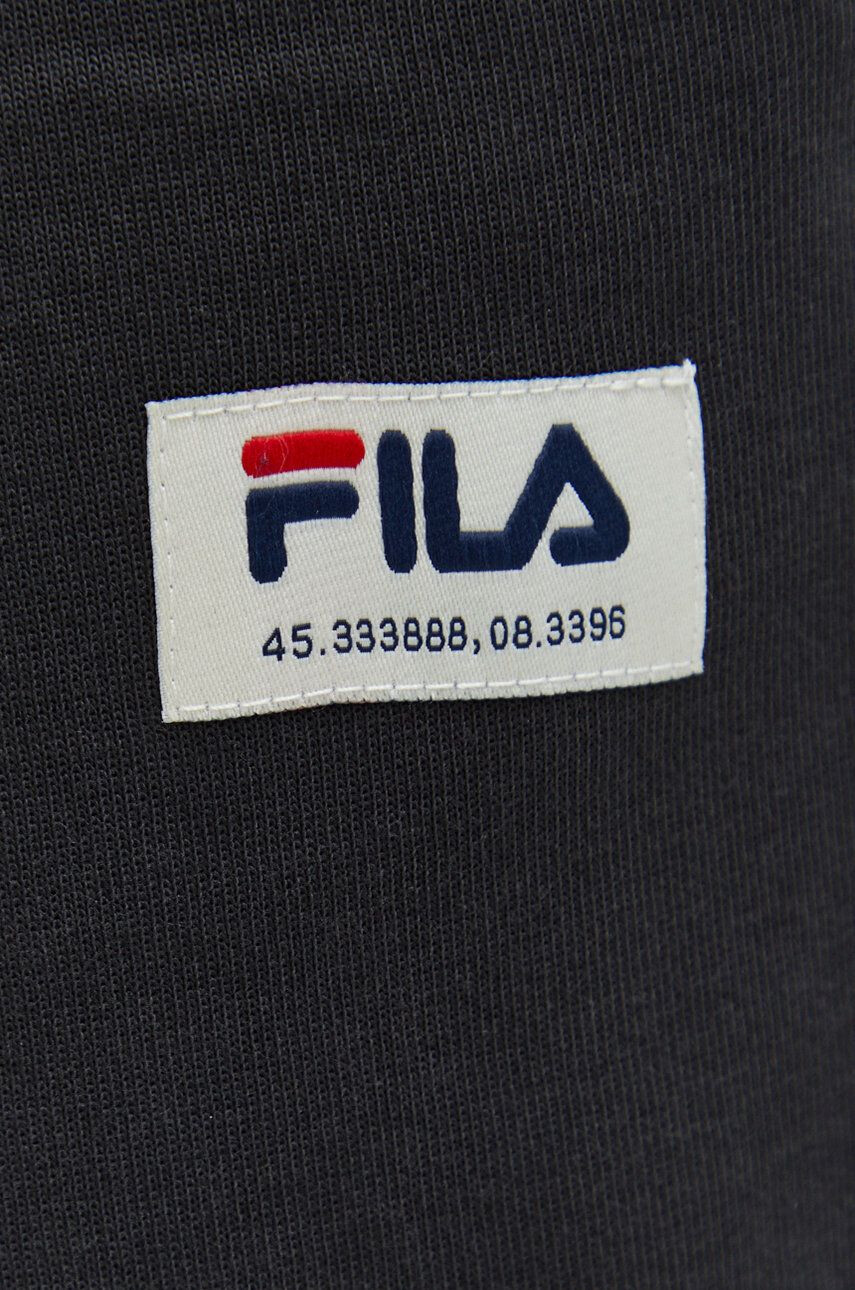 Fila pantaloni de trening barbati culoarea negru neted - Pled.ro