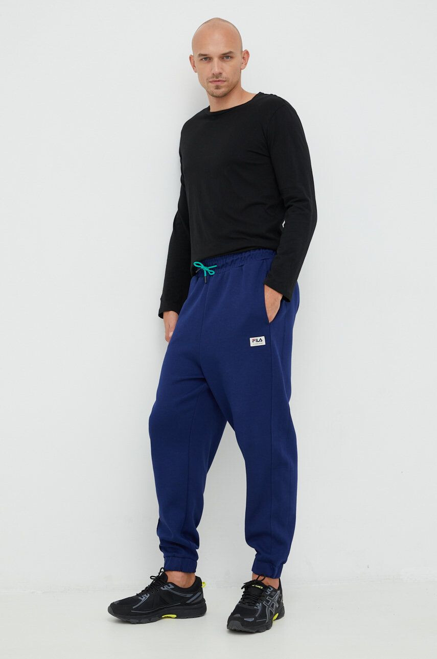 Fila pantaloni de trening culoarea bej modelator - Pled.ro