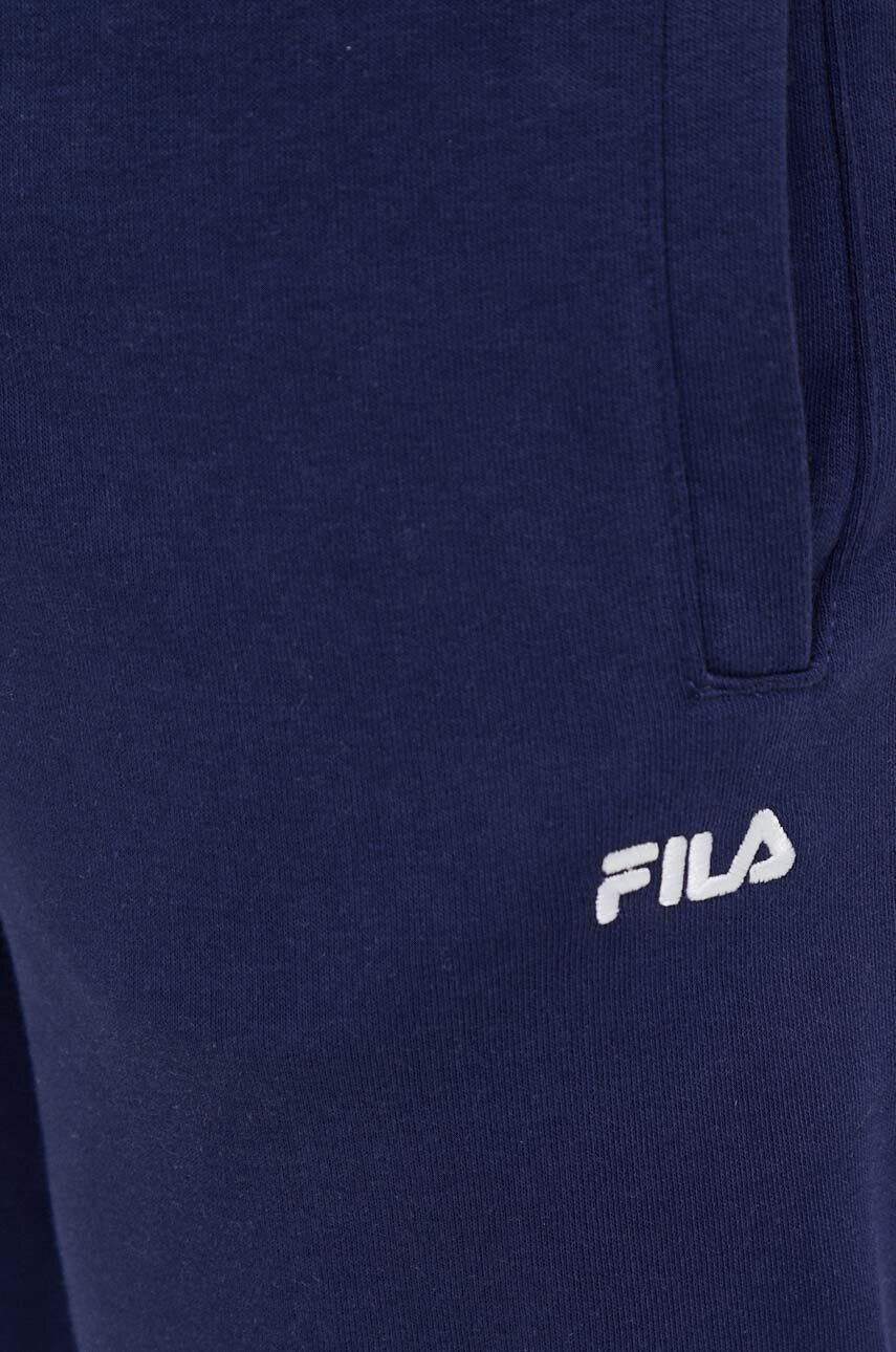 Fila pantaloni de trening culoarea albastru marin neted - Pled.ro