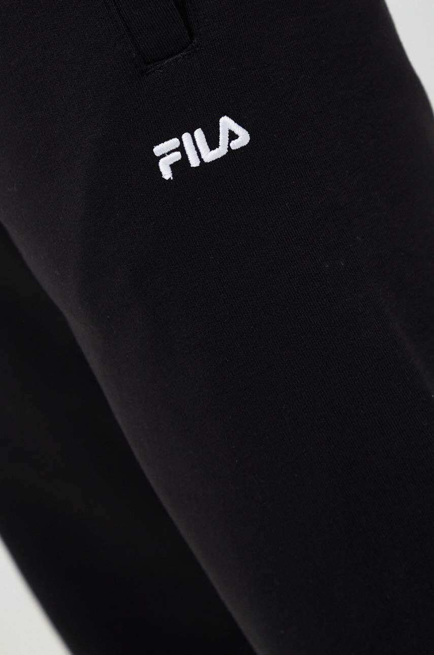 Fila pantaloni de trening culoarea negru neted - Pled.ro