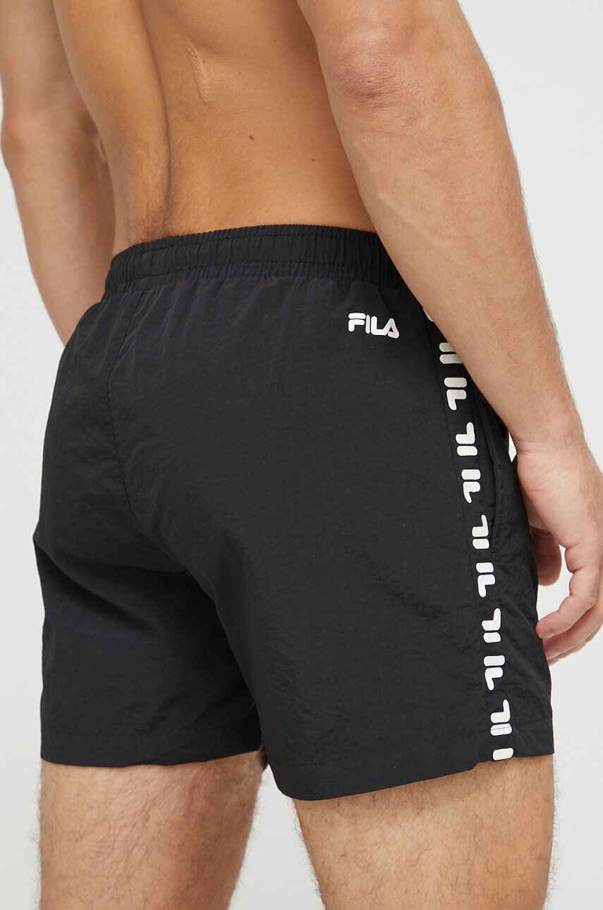 Fila pantaloni scurti de baie culoarea negru - Pled.ro