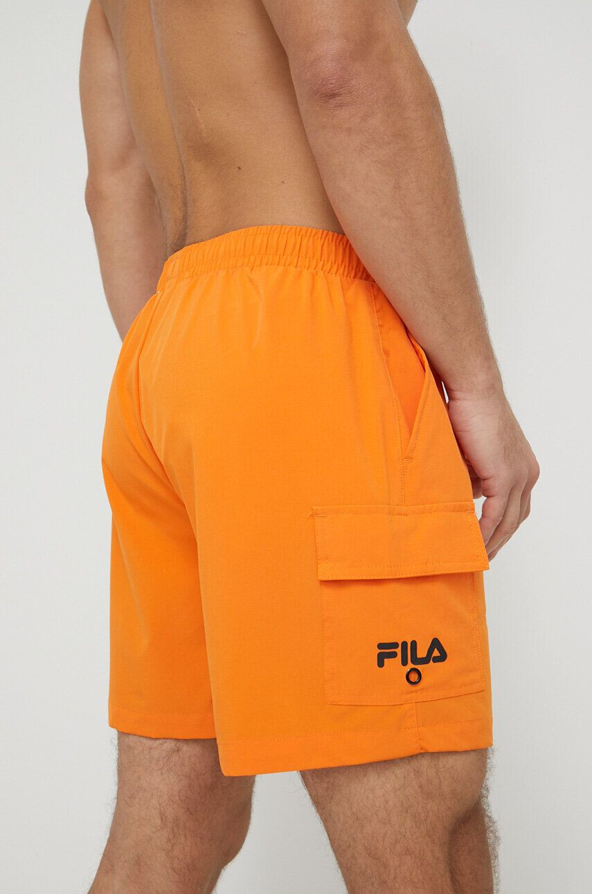 Fila pantaloni scurti de baie culoarea portocaliu - Pled.ro