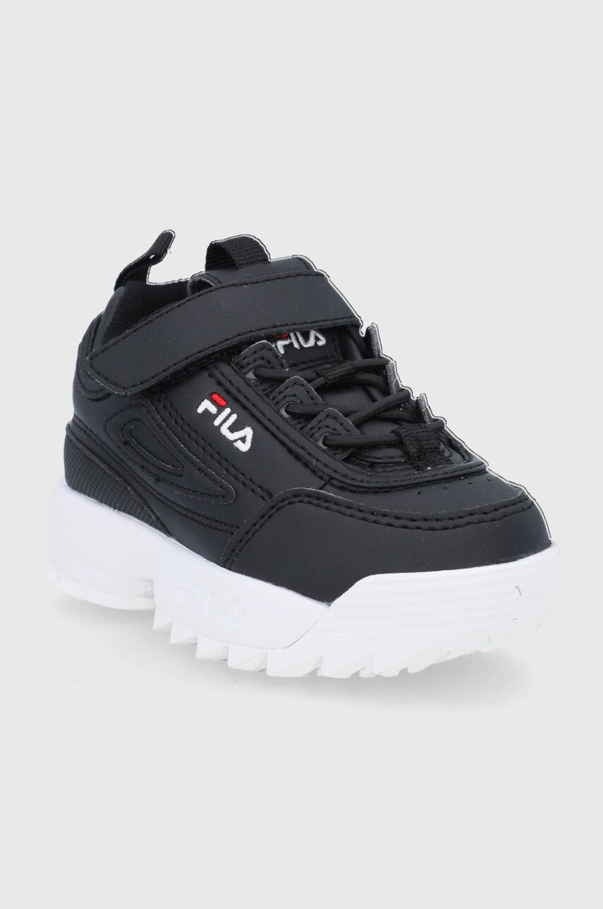 Fila pantofi copii culoarea negru - Pled.ro