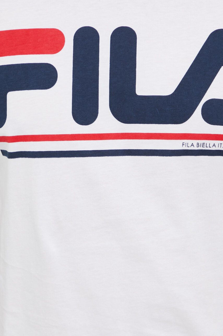 Fila pijama barbati culoarea alb cu imprimeu - Pled.ro