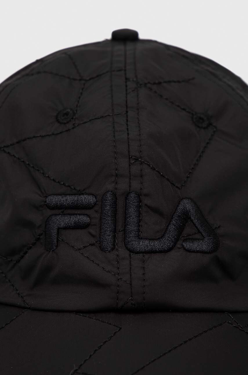 Fila sapca culoarea negru cu imprimeu - Pled.ro