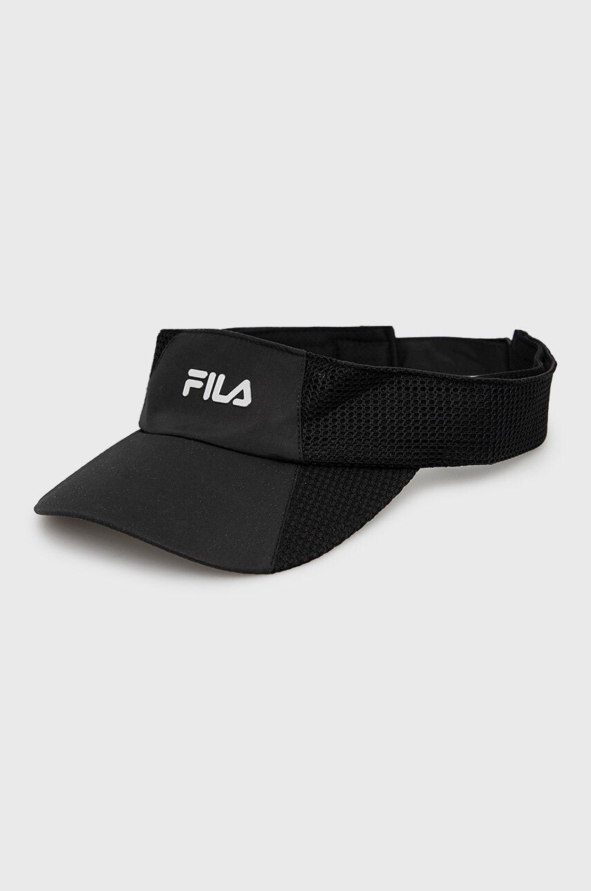 Fila sapca cozoroc culoarea negru neted - Pled.ro