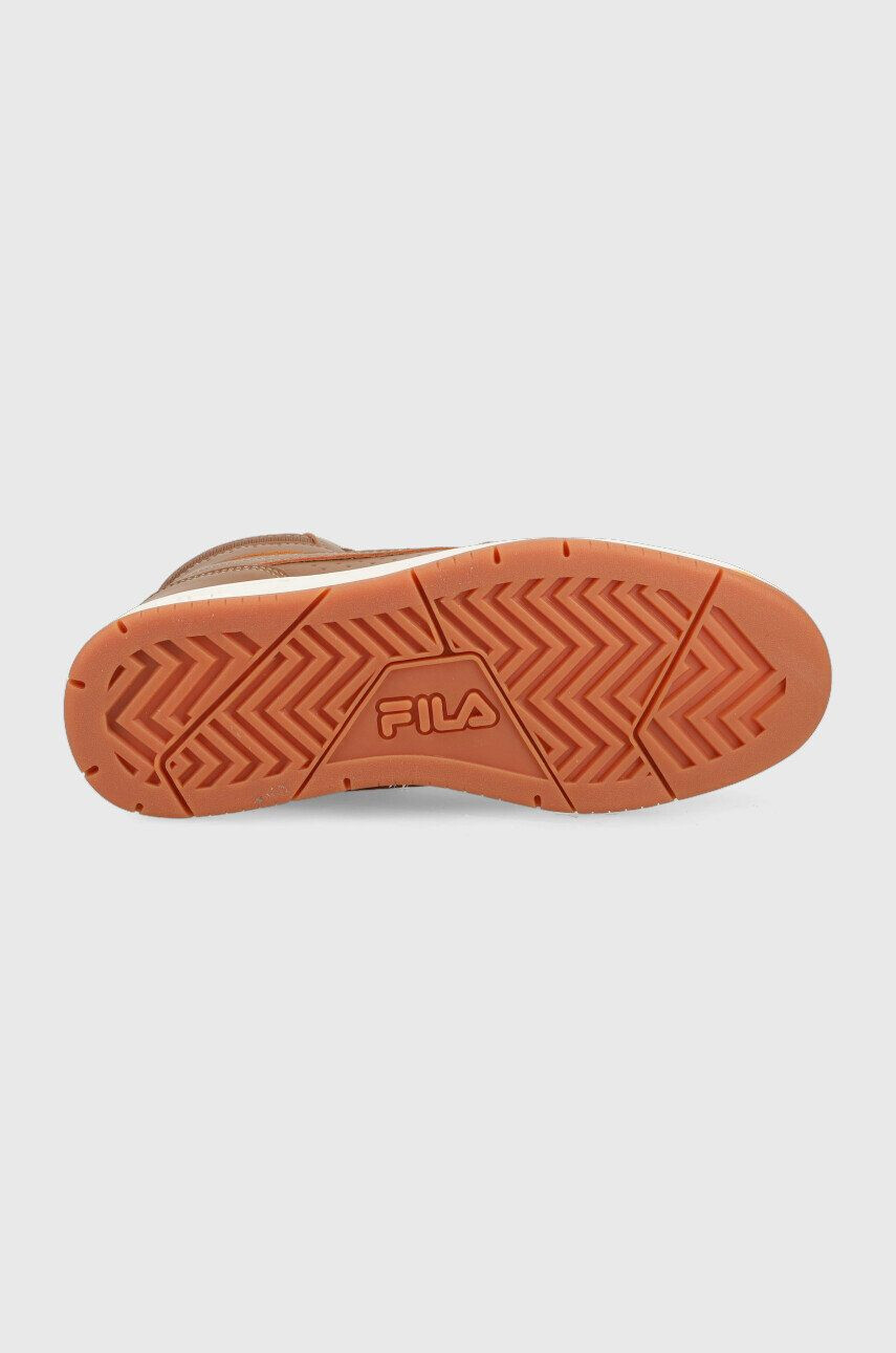 Fila sneakers pentru copii culoarea maro - Pled.ro