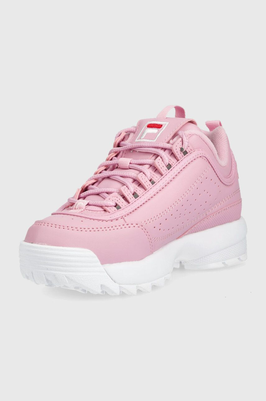 Fila sneakers pentru copii culoarea alb - Pled.ro