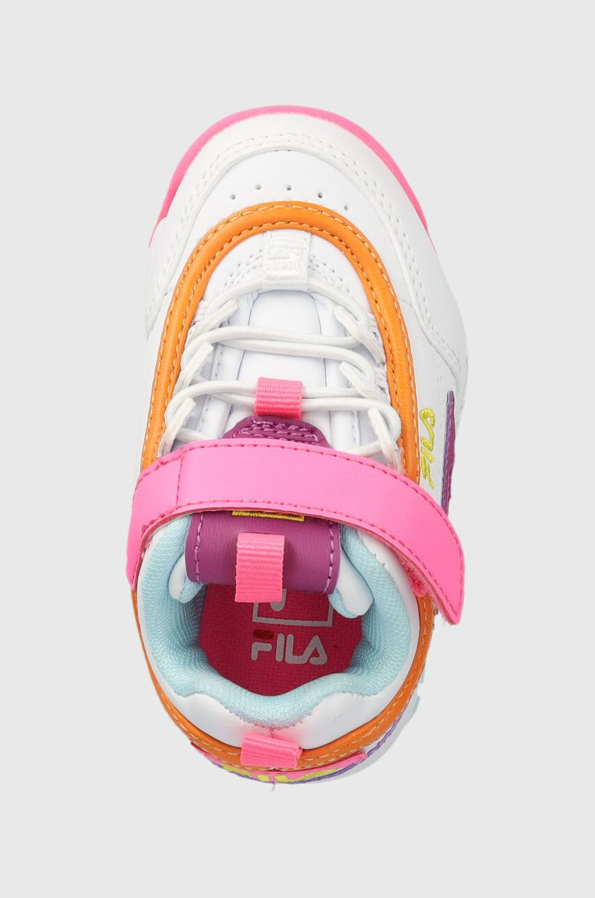 Fila sneakers pentru copii Disruptor culoarea alb - Pled.ro