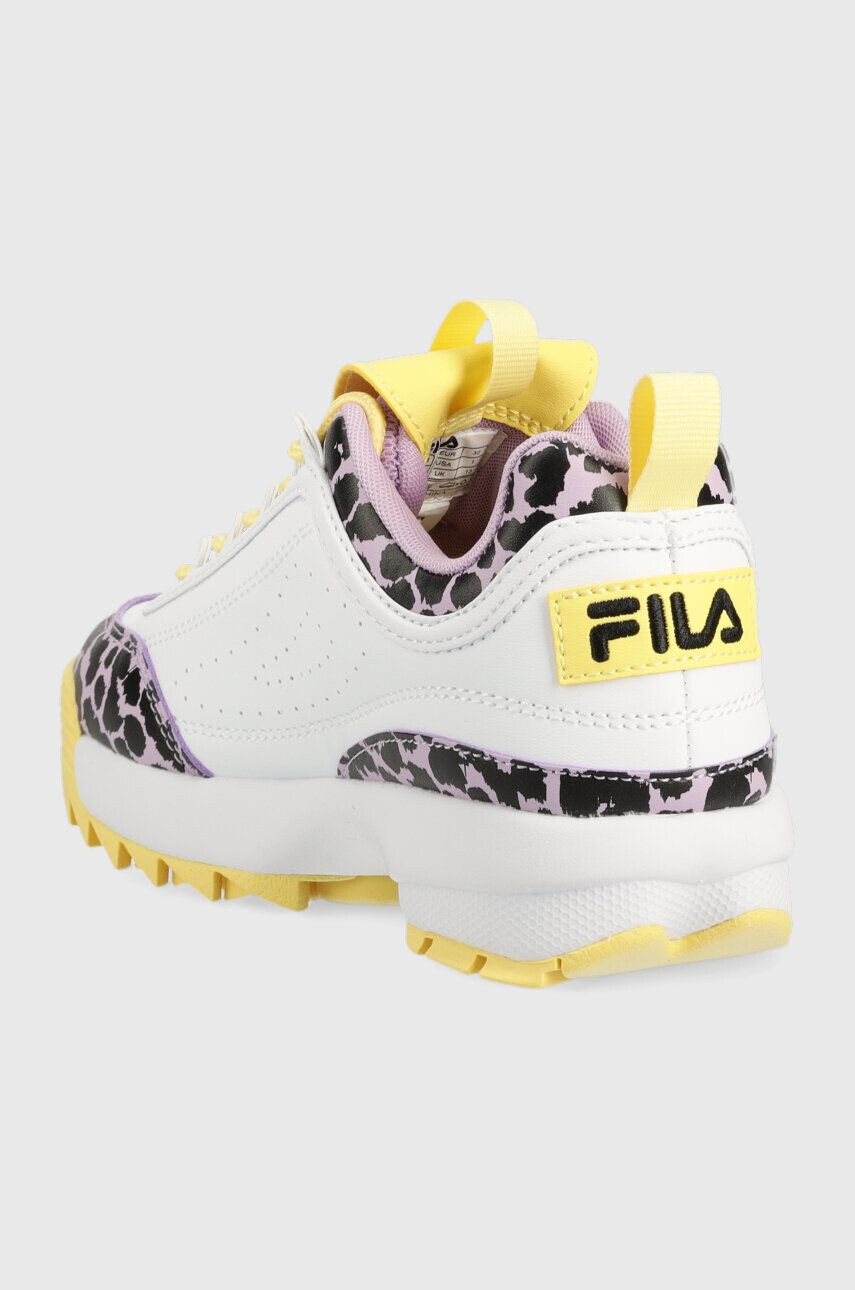 Fila sneakers pentru copii FFK0115 DISRUPTOR F culoarea alb - Pled.ro