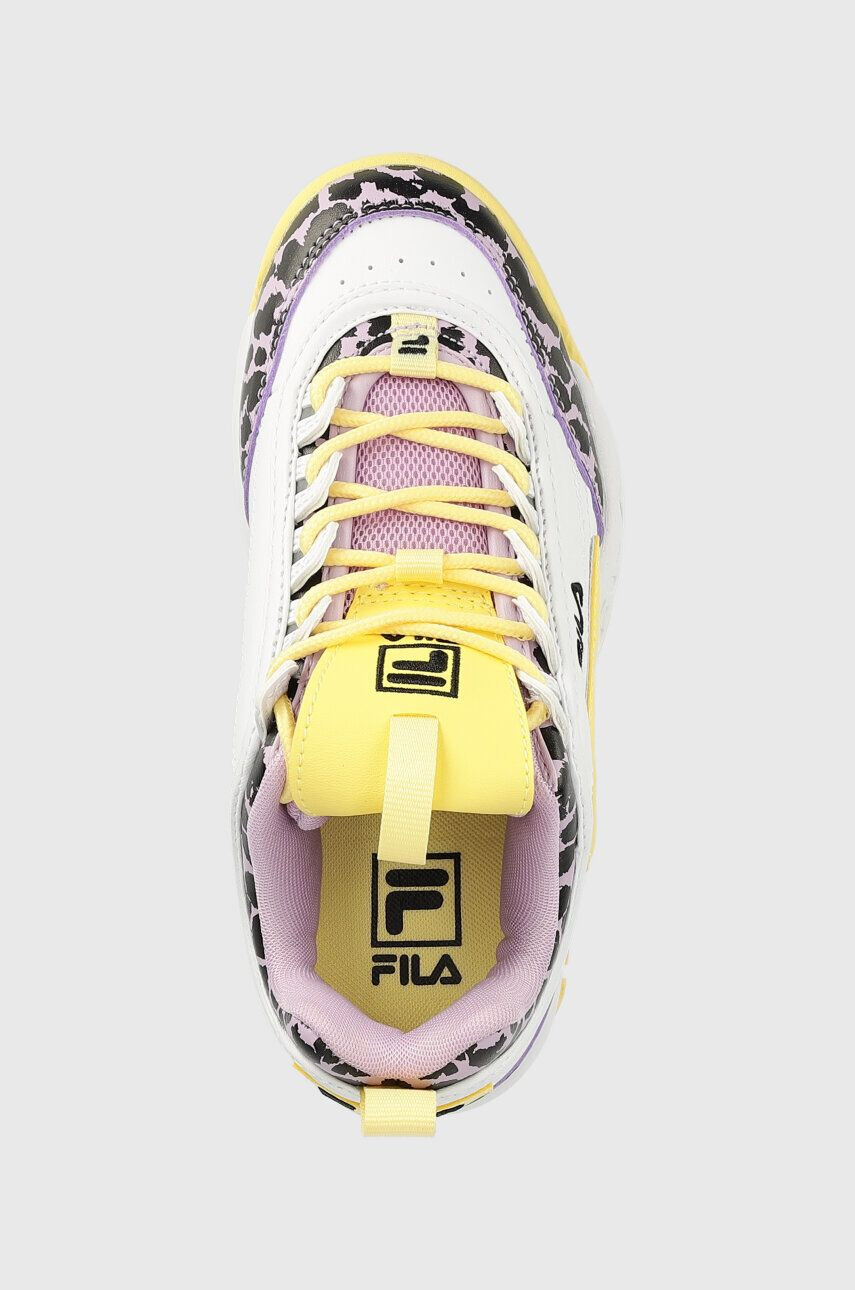 Fila sneakers pentru copii FFK0115 DISRUPTOR F culoarea alb - Pled.ro