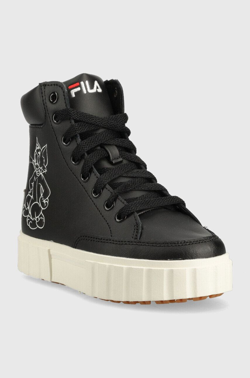 Fila sneakers pentru copii Sandblast X Tom And Jerry culoarea negru - Pled.ro