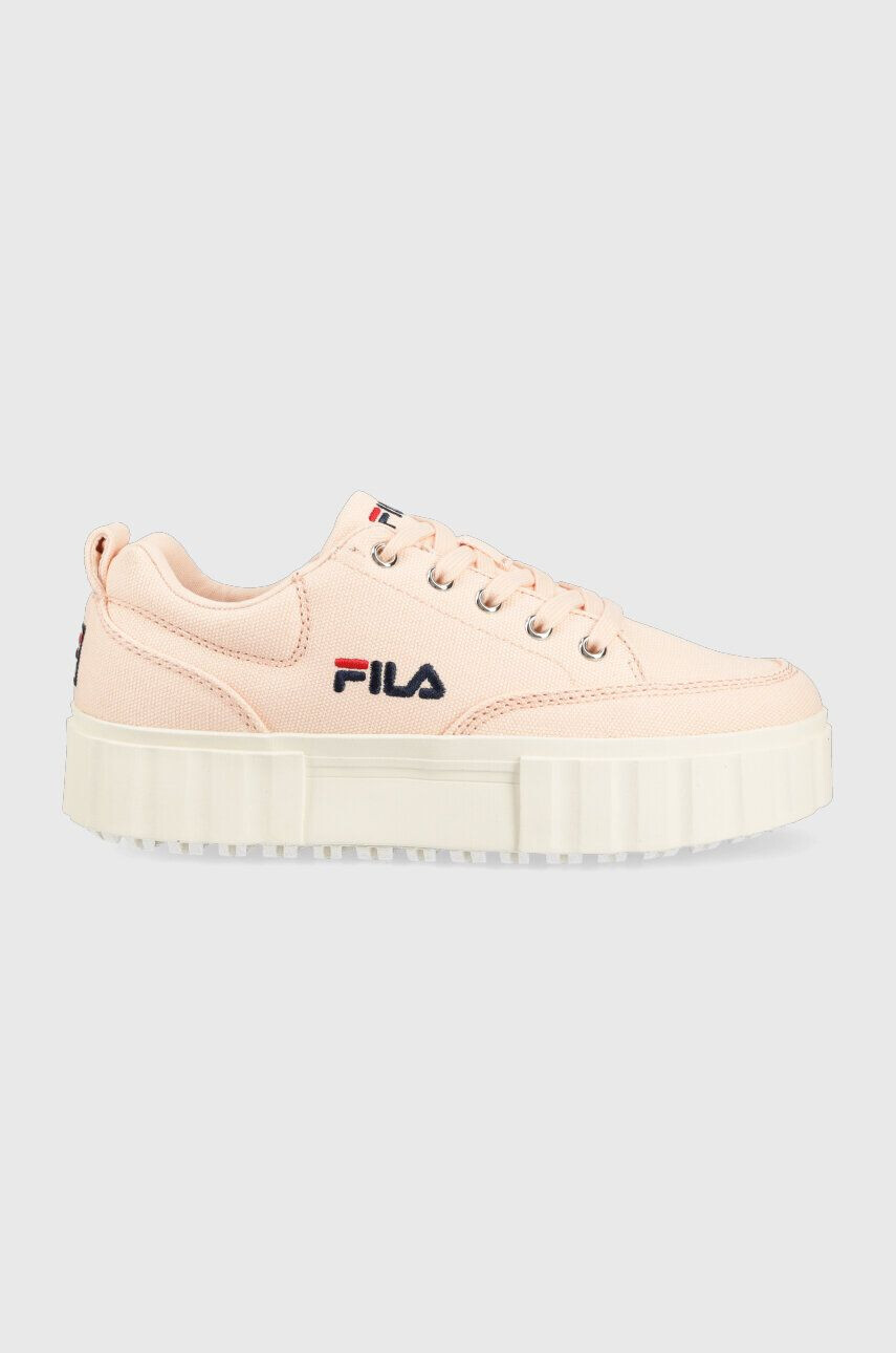 Fila tenisi Sandblast femei culoarea portocaliu - Pled.ro