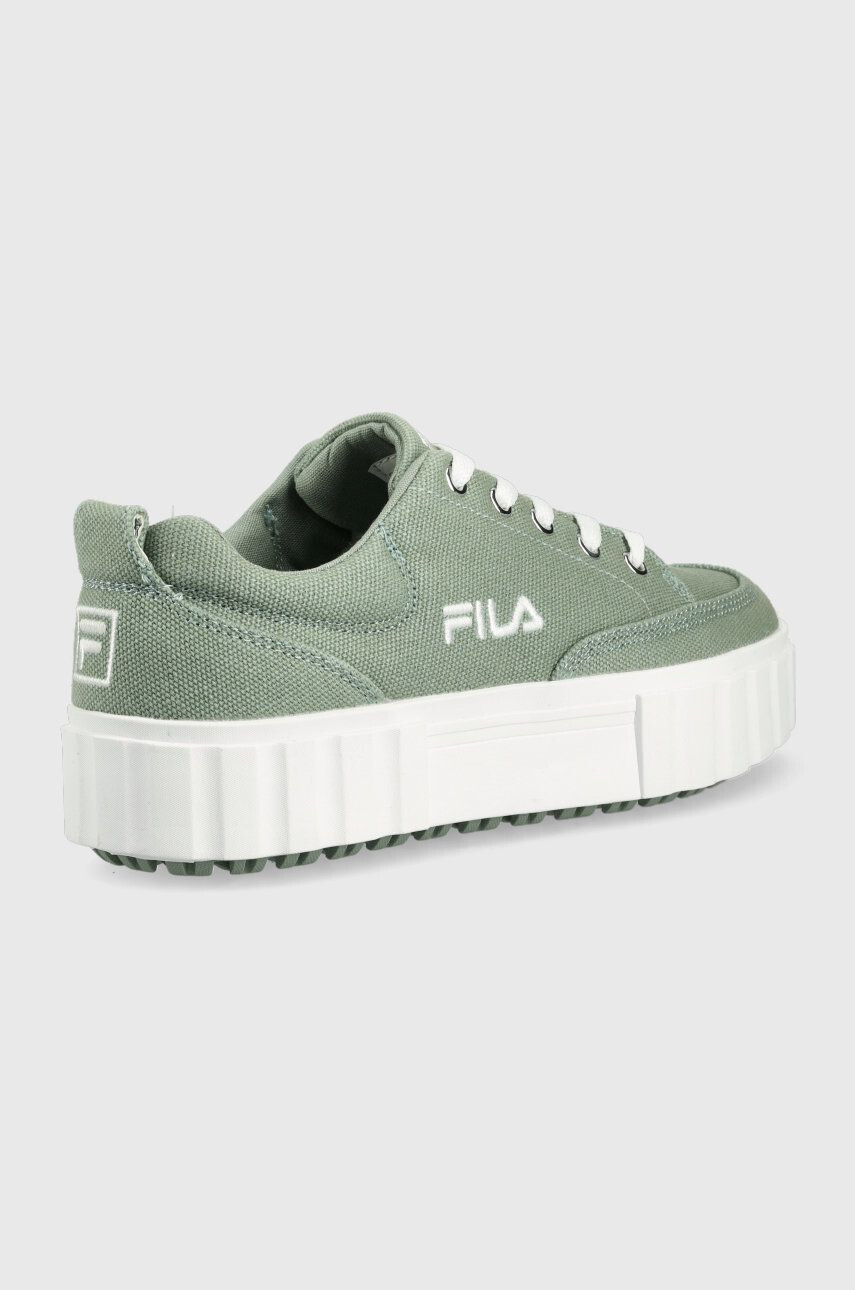 Fila tenisi Sandblast femei culoarea verde - Pled.ro