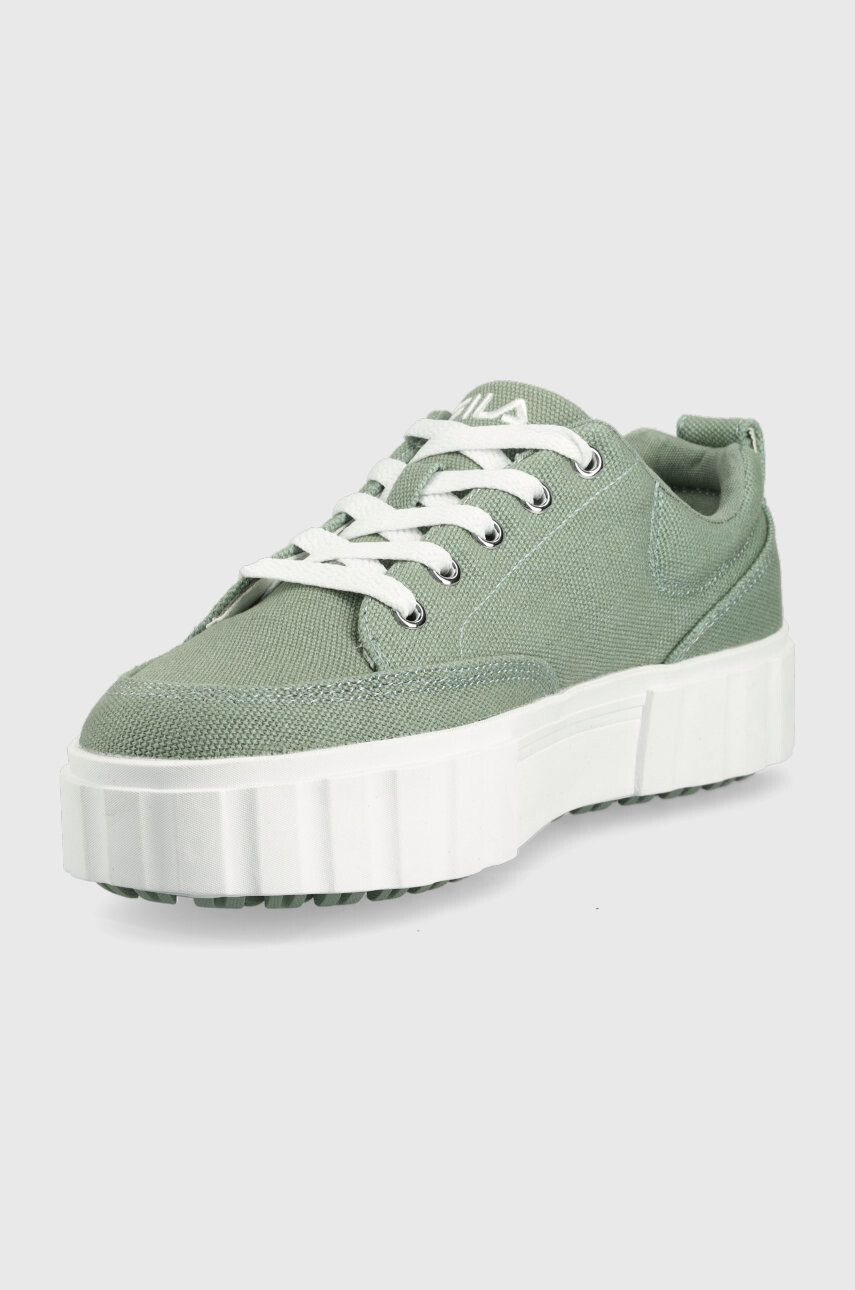 Fila tenisi Sandblast femei culoarea verde - Pled.ro