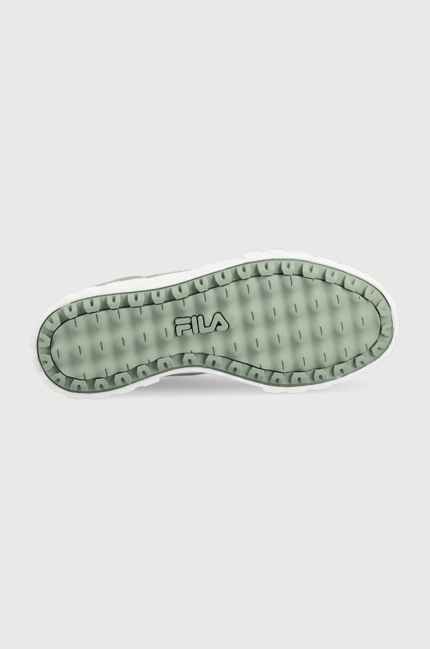 Fila tenisi Sandblast femei culoarea verde - Pled.ro