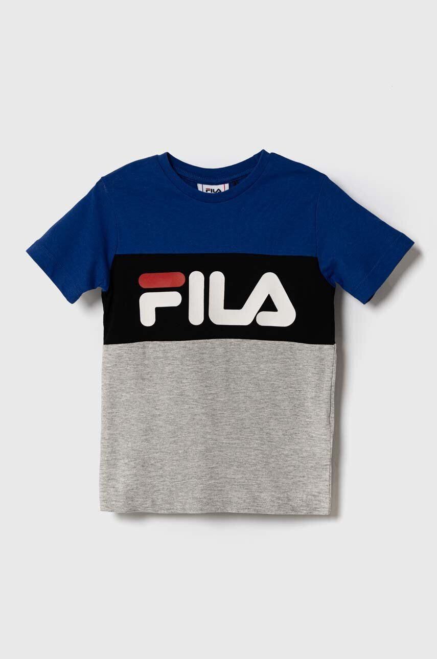 Fila tricou culoarea gri cu imprimeu - Pled.ro