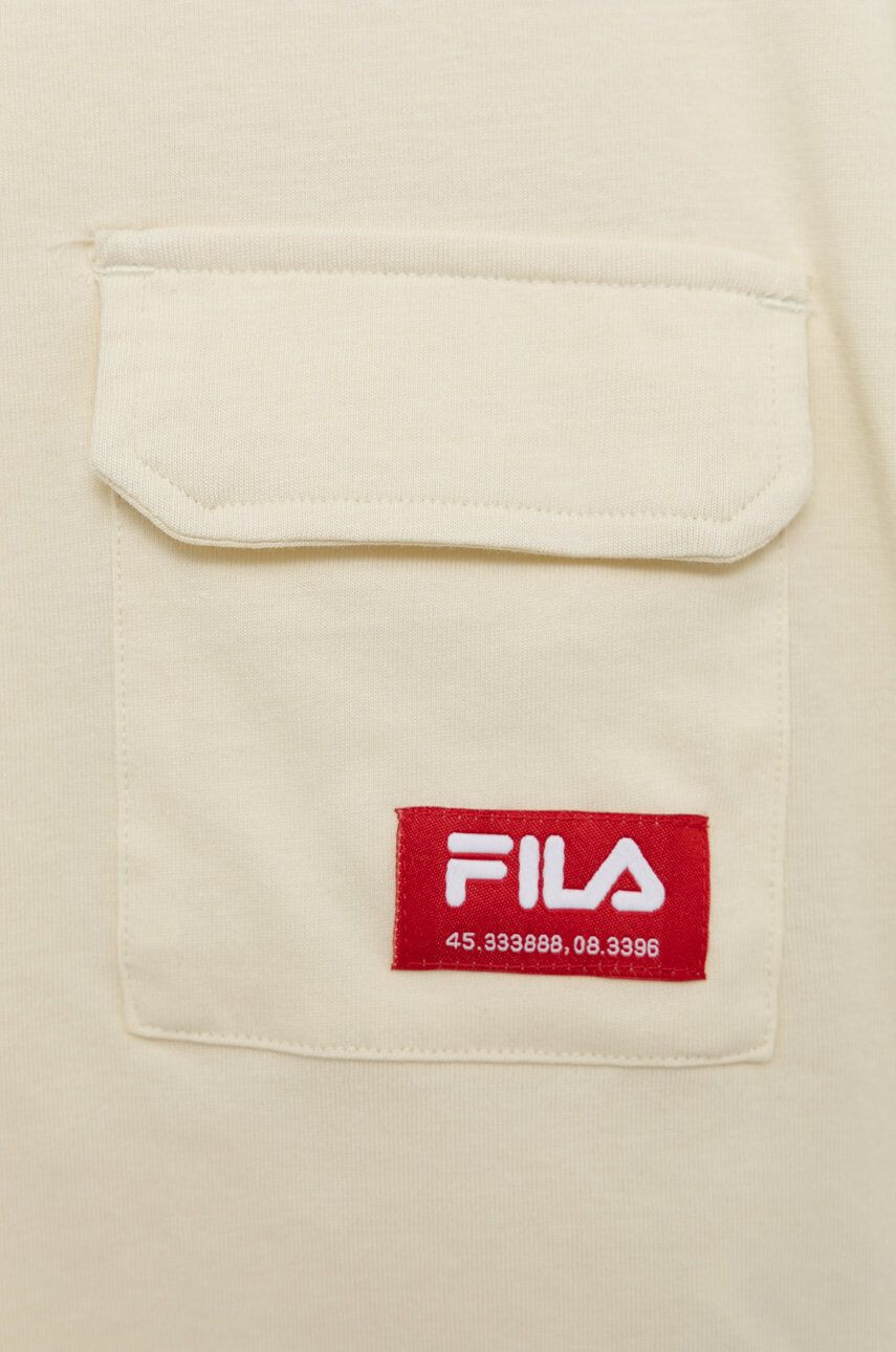 Fila tricou de bumbac pentru copii culoarea bej - Pled.ro